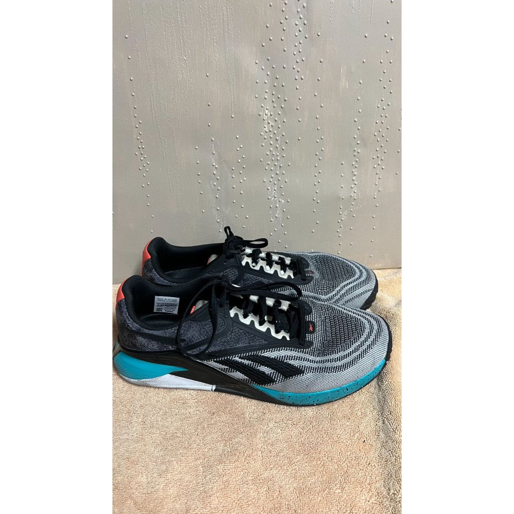 Reebok Nano X2 Core Black Footwear White/Pure Gray Size 9